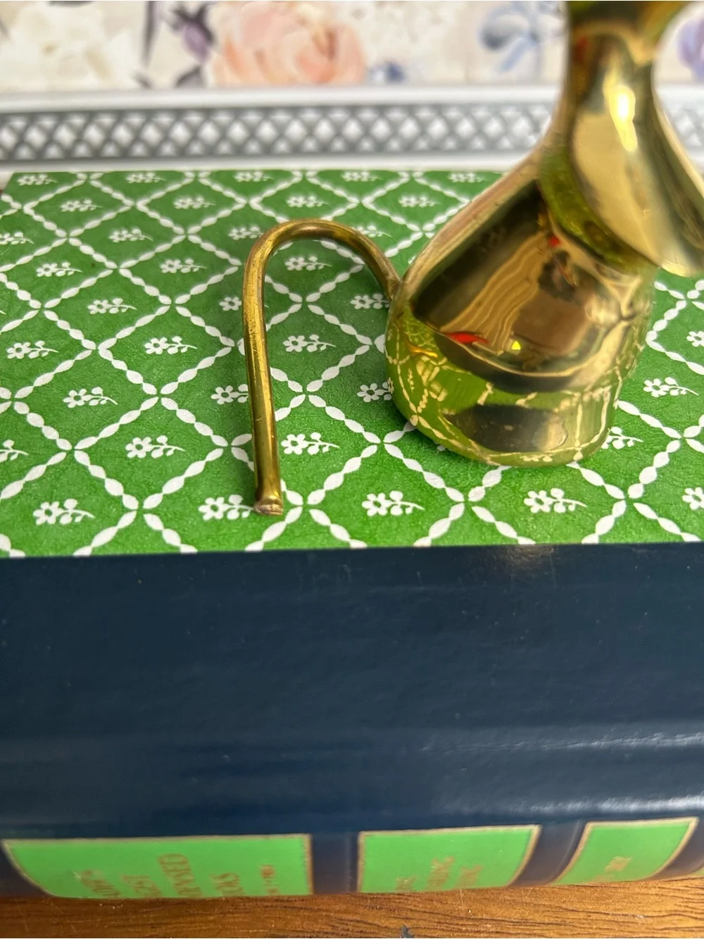 Vintage brass big earred mcm mouse